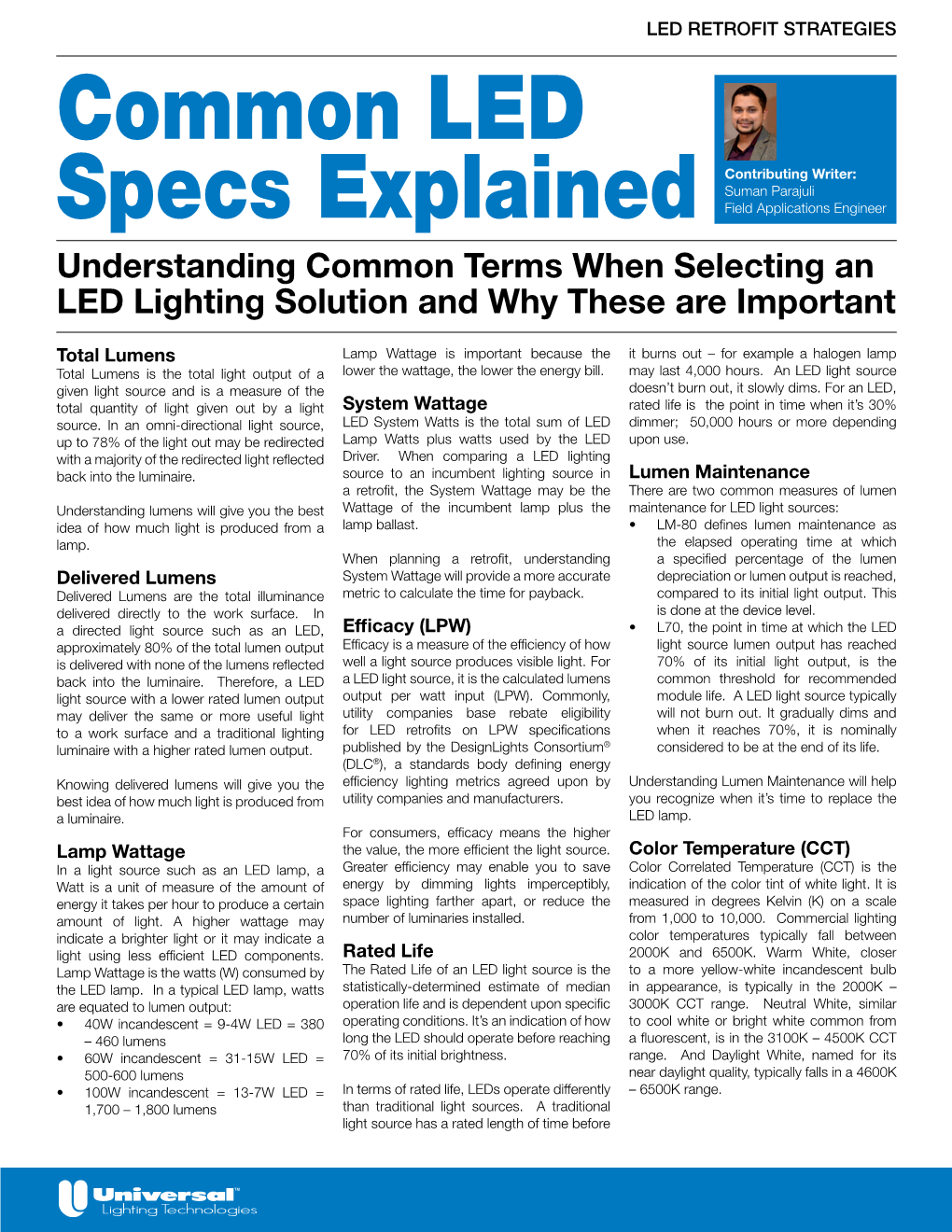 Common LED Specs Explained