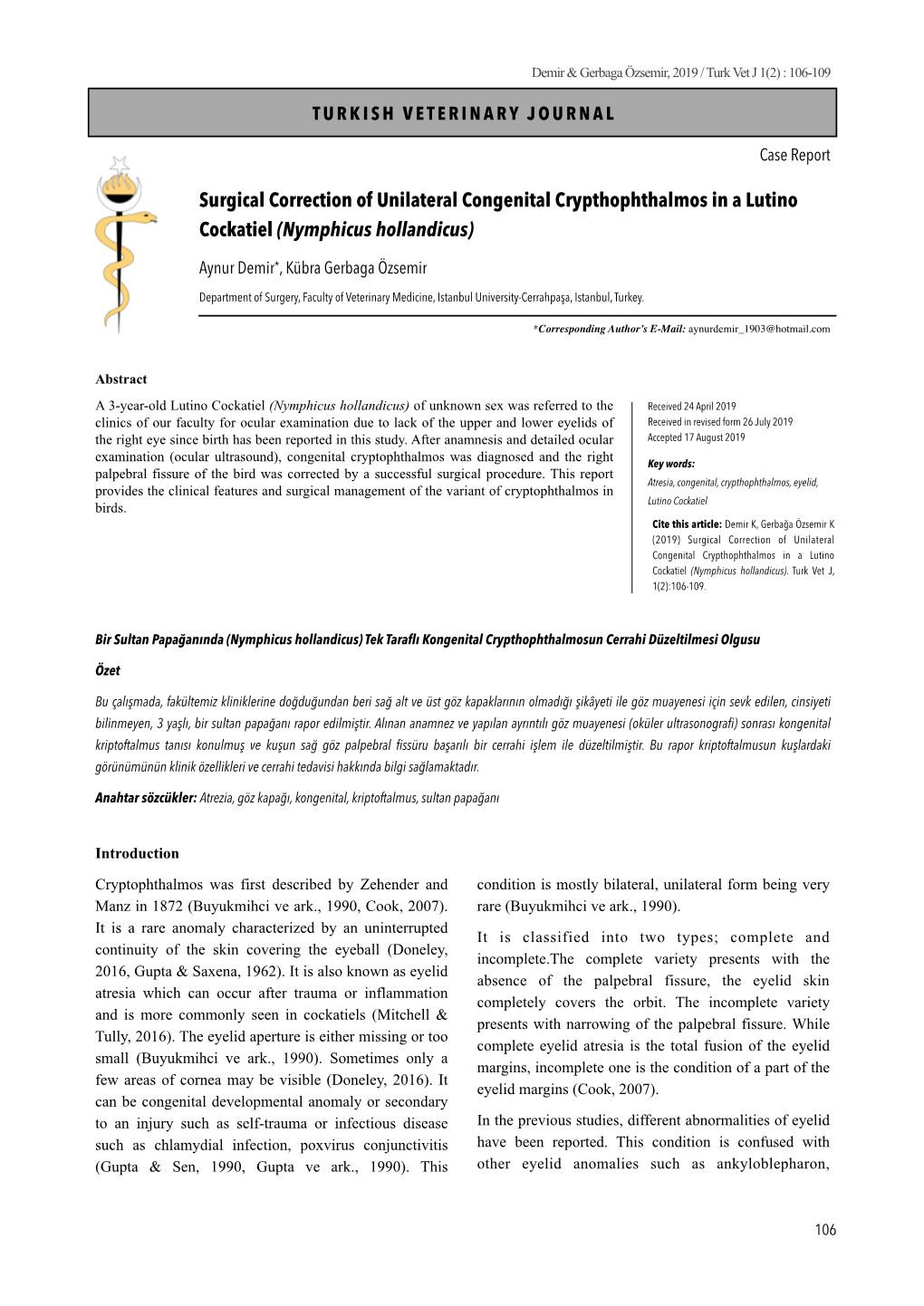 ID 557738 Surgical Correction of Congenital Crypthophthalmos in A