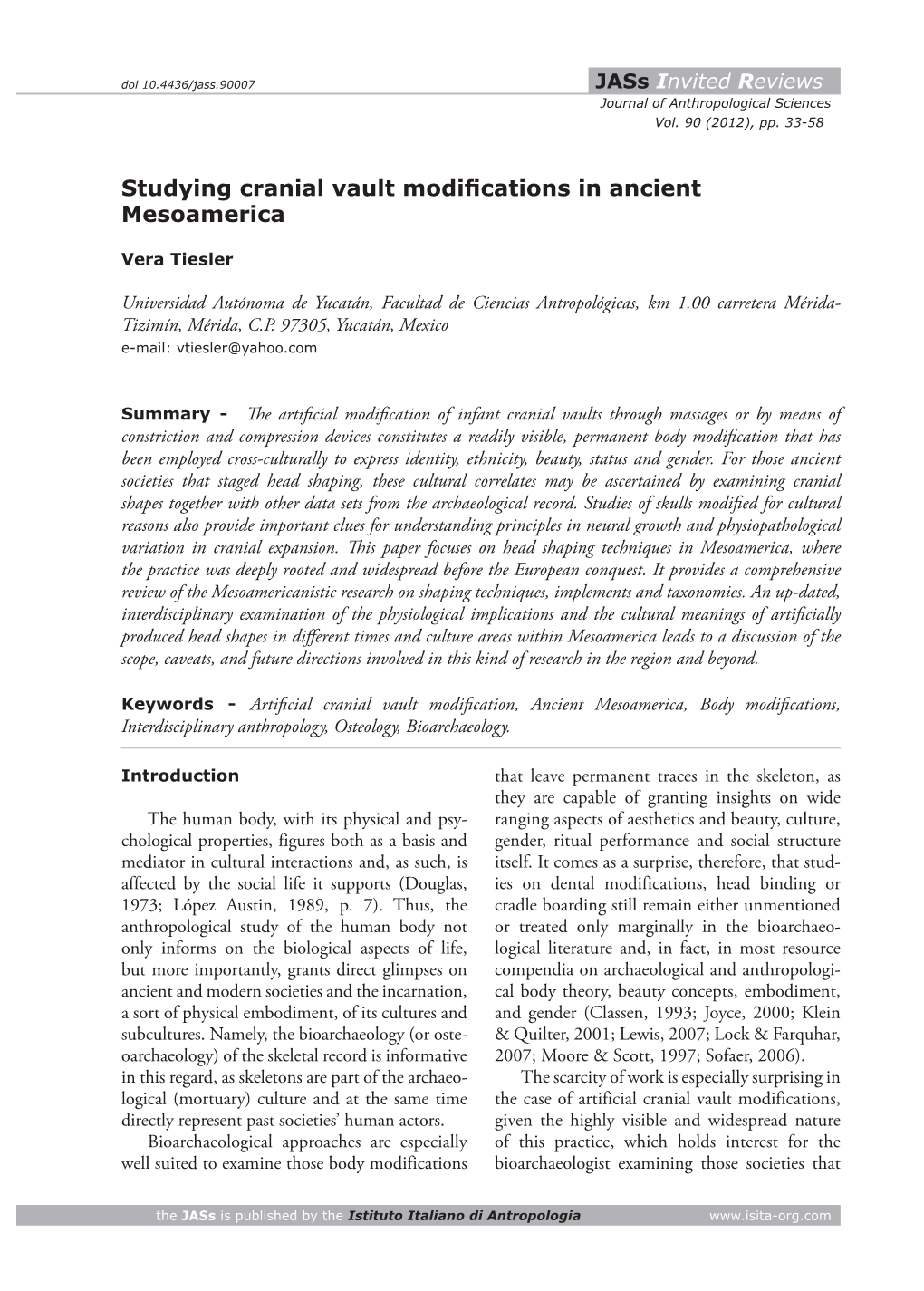 Studying Cranial Vault Modifications in Ancient Mesoamerica