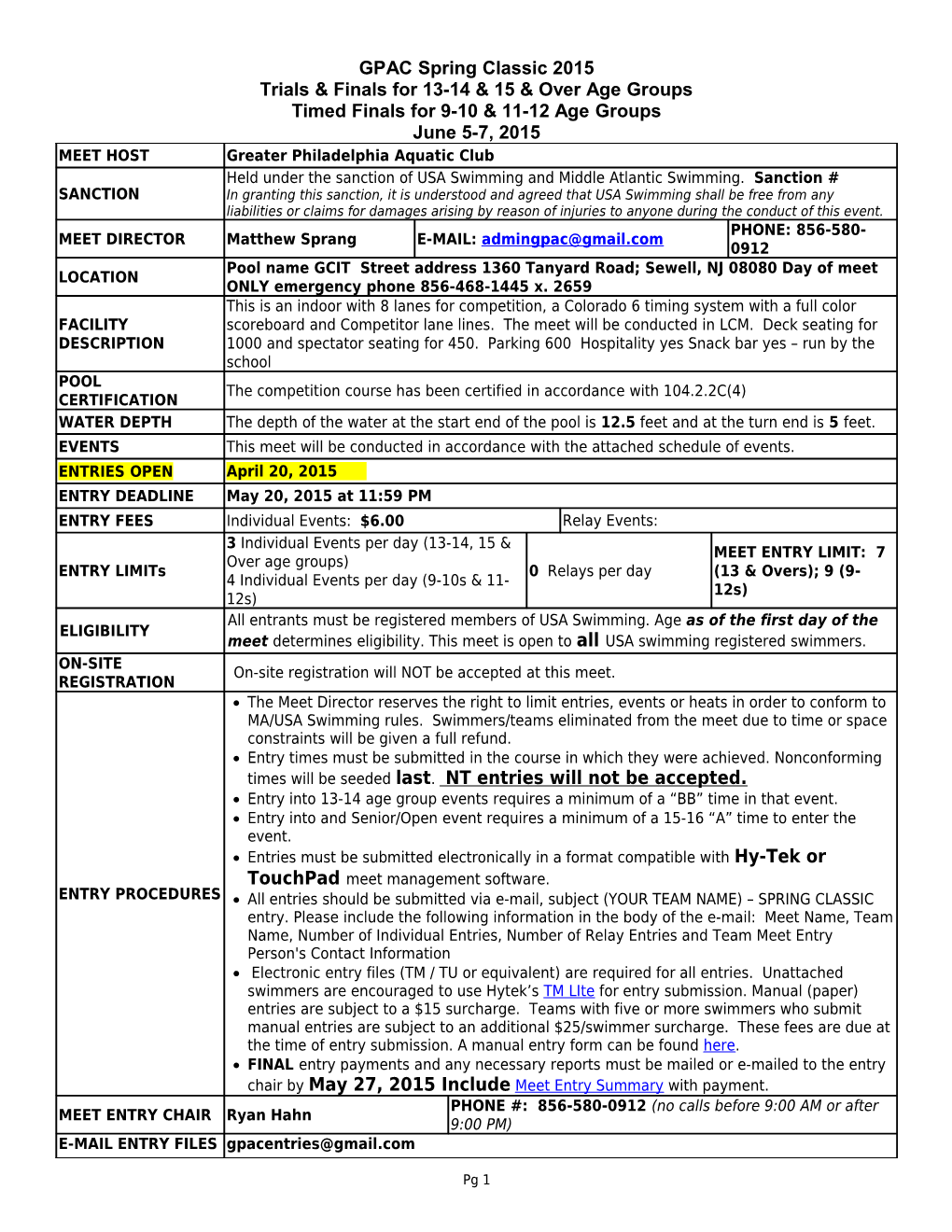 AMS Standard MA - A, B, Open s1