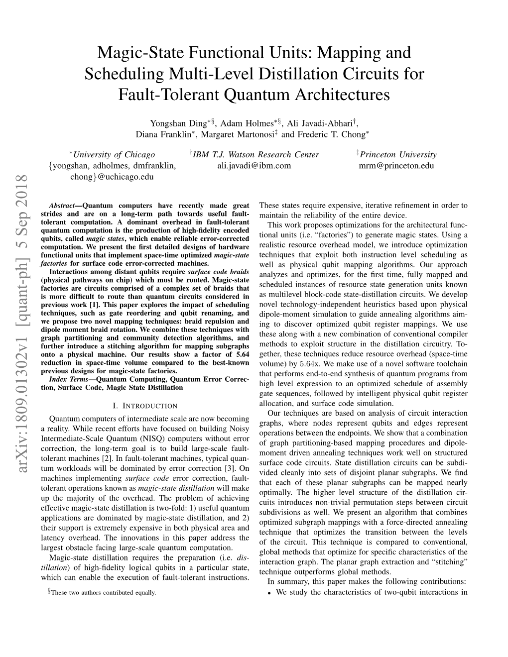 Mapping and Scheduling Multi-Level Distillation Circuits for Fault-Tolerant Quantum Architectures