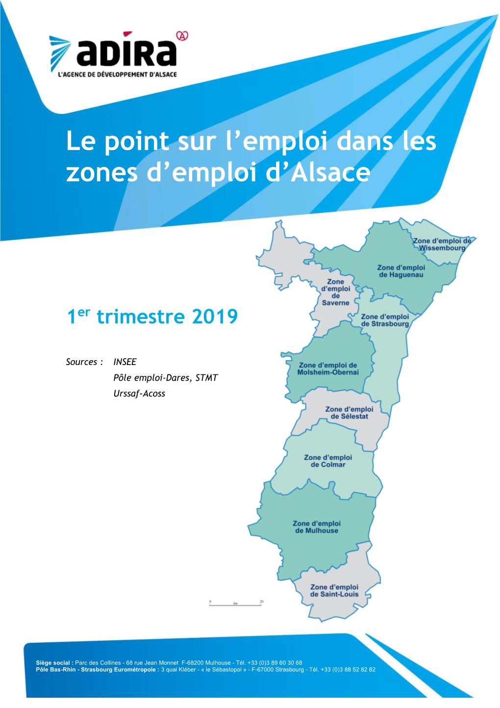 Le Point Sur L'emploi Dans Les Zones D'emploi D'alsace – 1Er