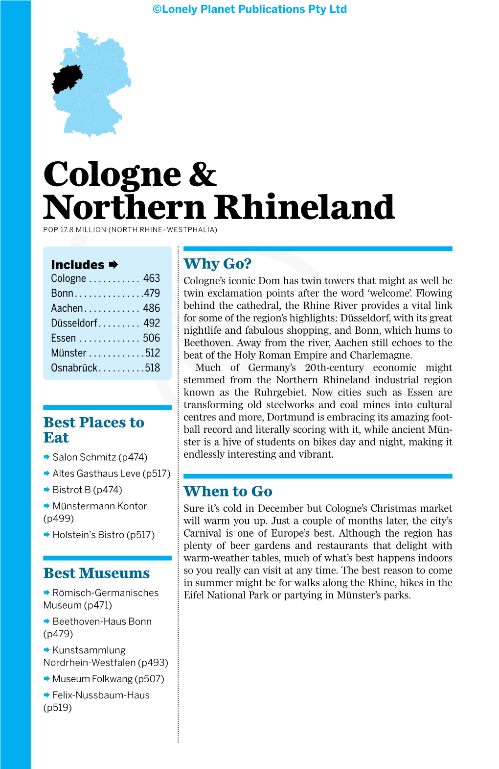 Cologne & Northern Rhineland