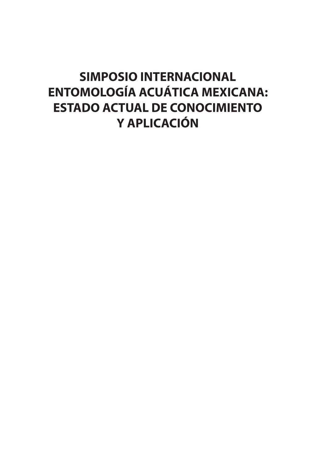 Entomología Acuática.Indd