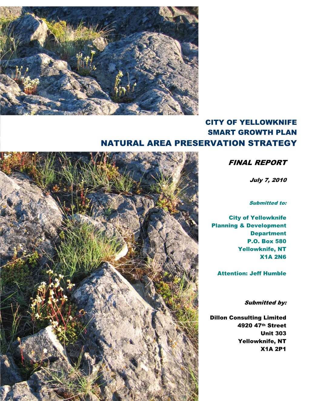 Yellowknife Natural Area Preservation Strategy