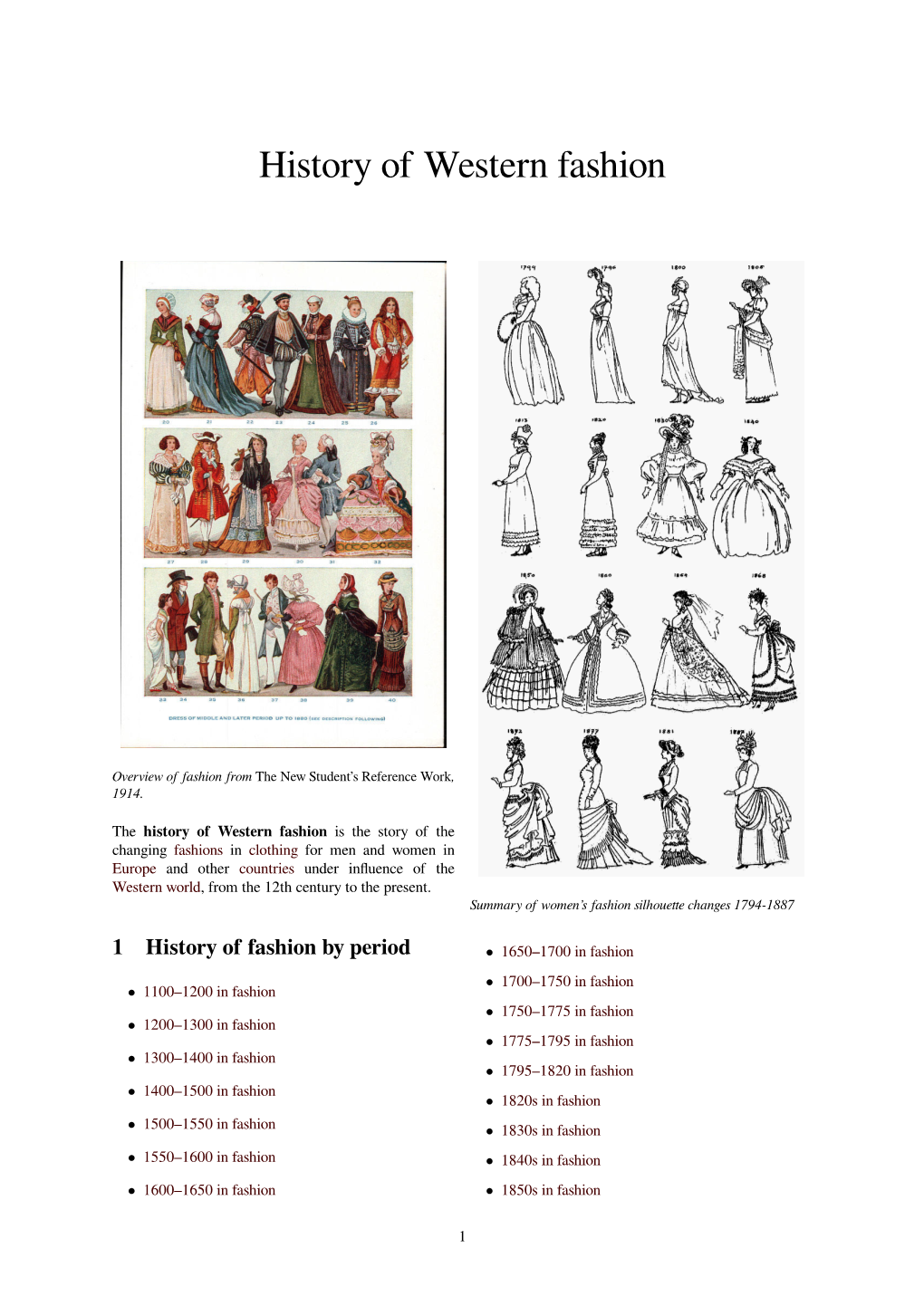 History of Western Fashion.Pdf