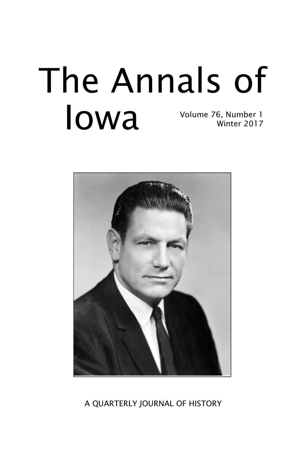 THE ANNALS of IOWA 76 (Winter 2017)