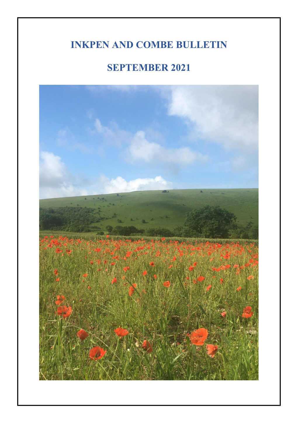 Inkpen and Combe Bulletin August 2021