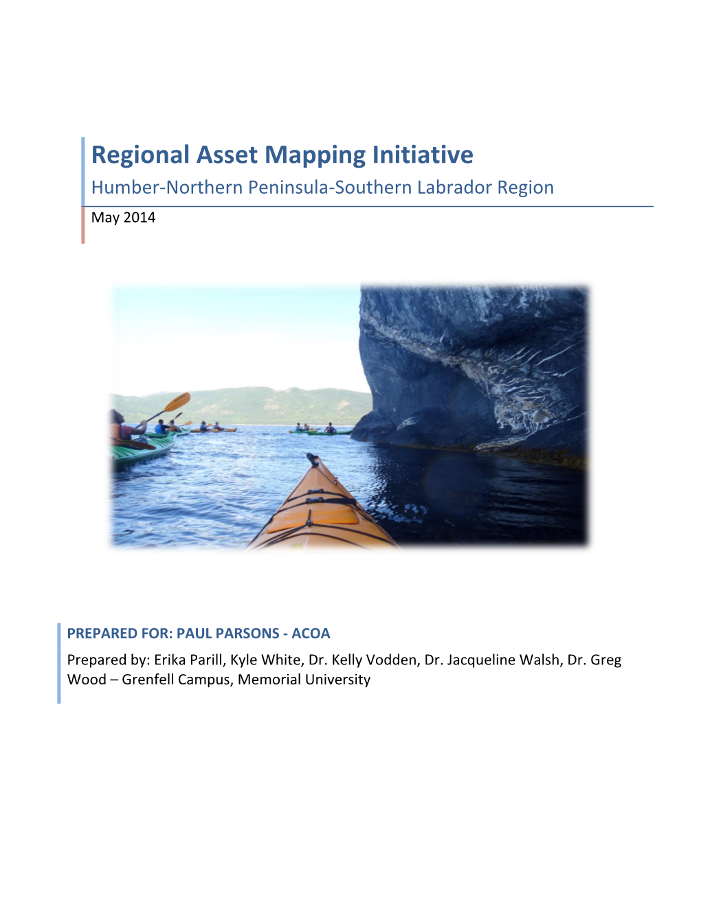 Regional Asset Mapping Initiative, Humber