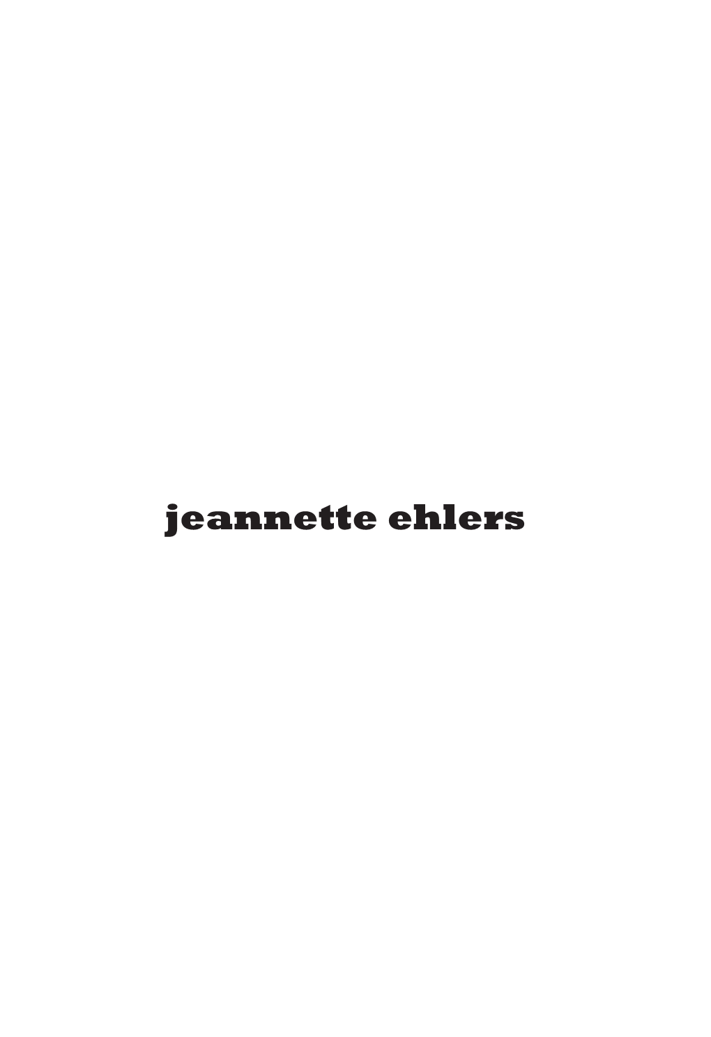 Jeannette Ehlers