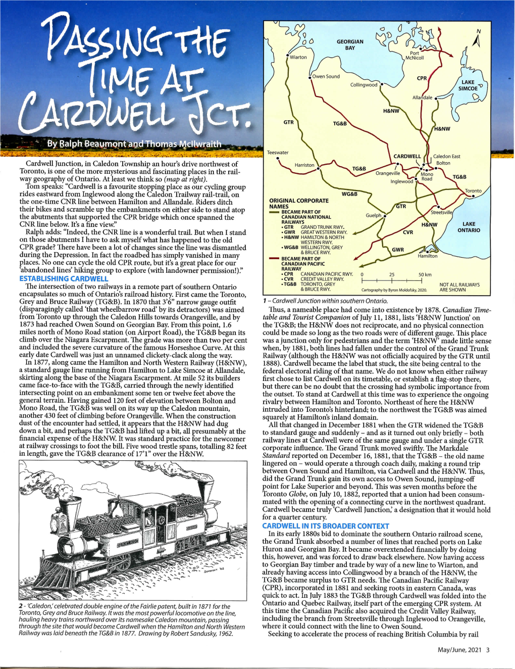 Passing the Time at Cardwell Jct. ('Branchline', Bytown Railway