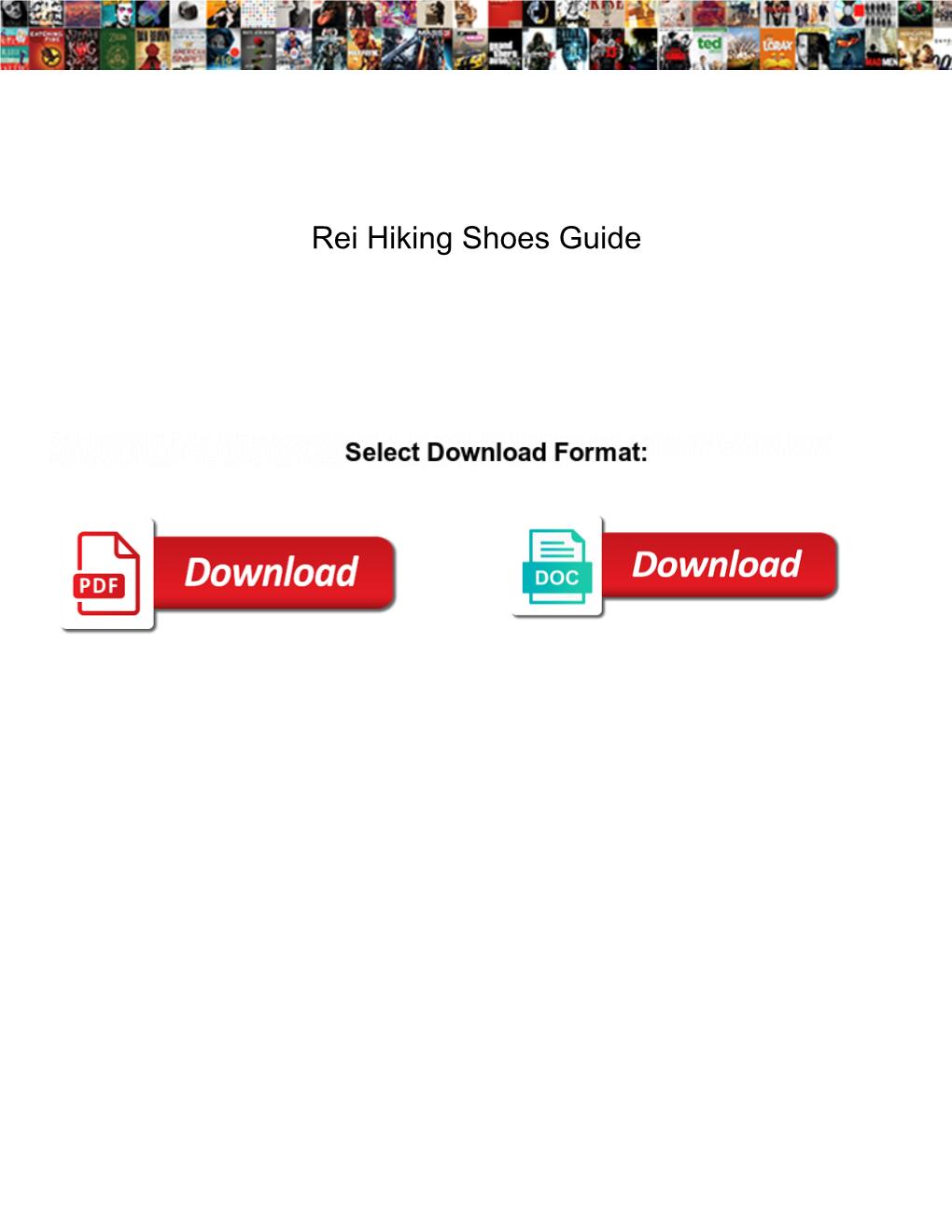 Rei Hiking Shoes Guide