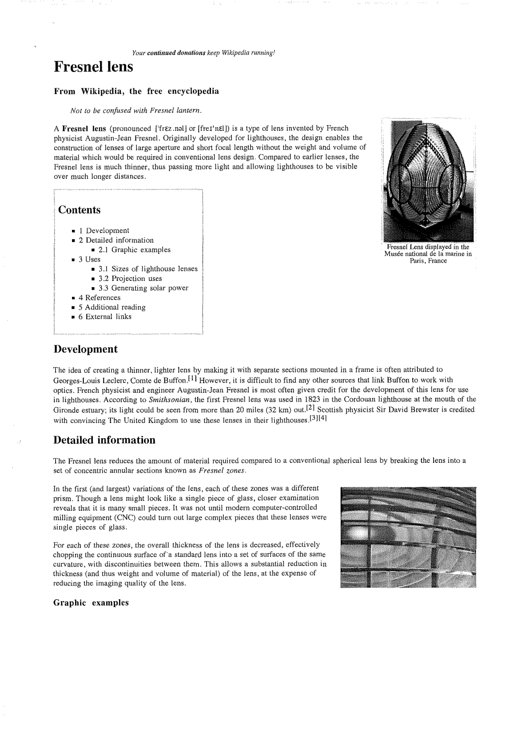 Fresnel Lens