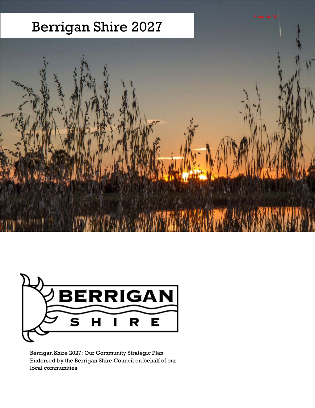 Berrigan Shire 2027
