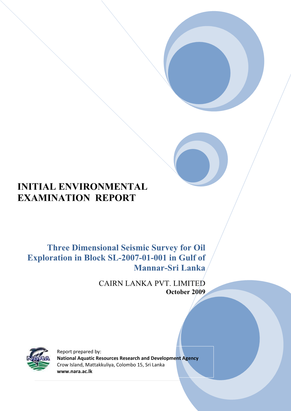 Sri Lanka Seismic EIA Final Report