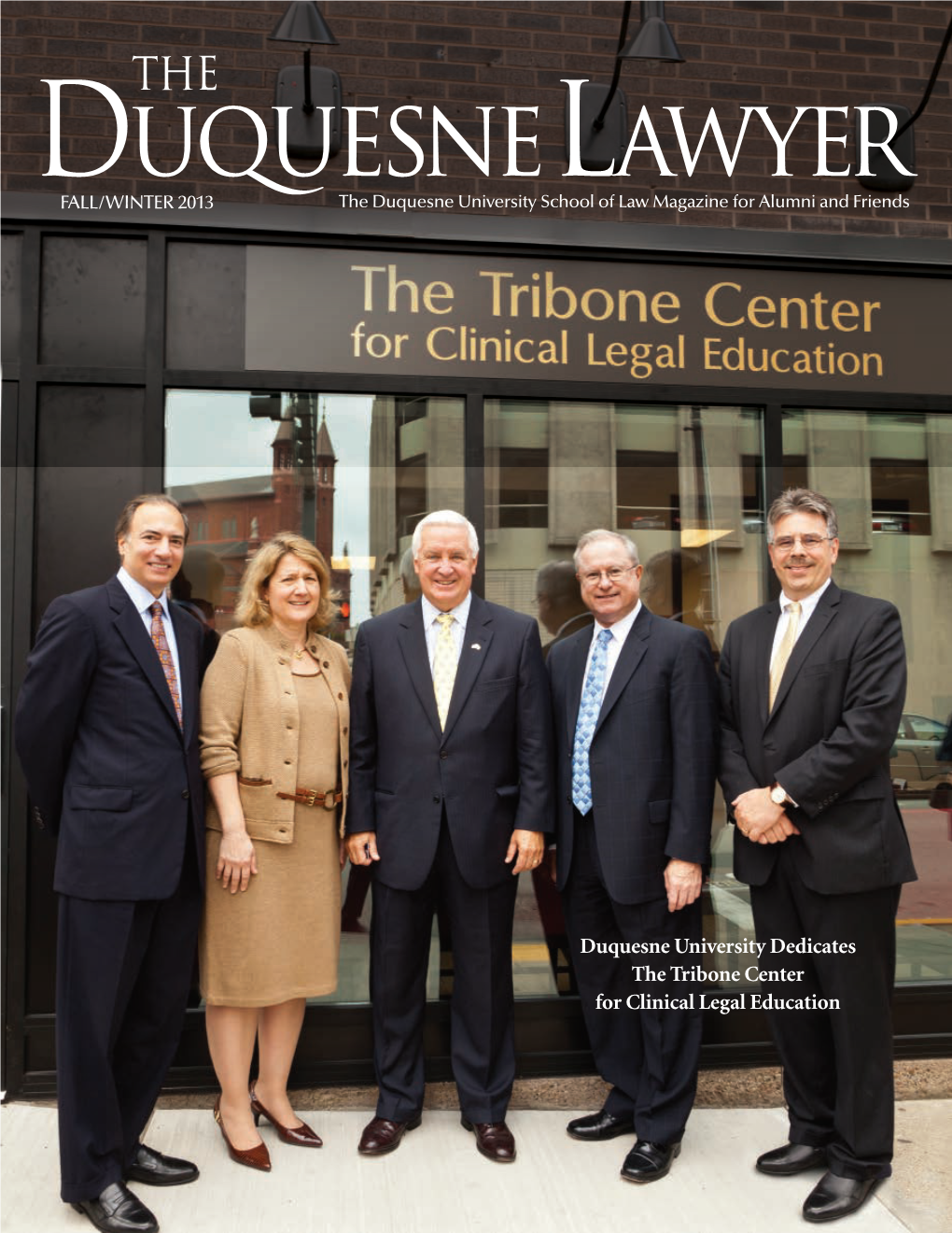 Duquesne University Dedicates the Tribone Center for Clinical