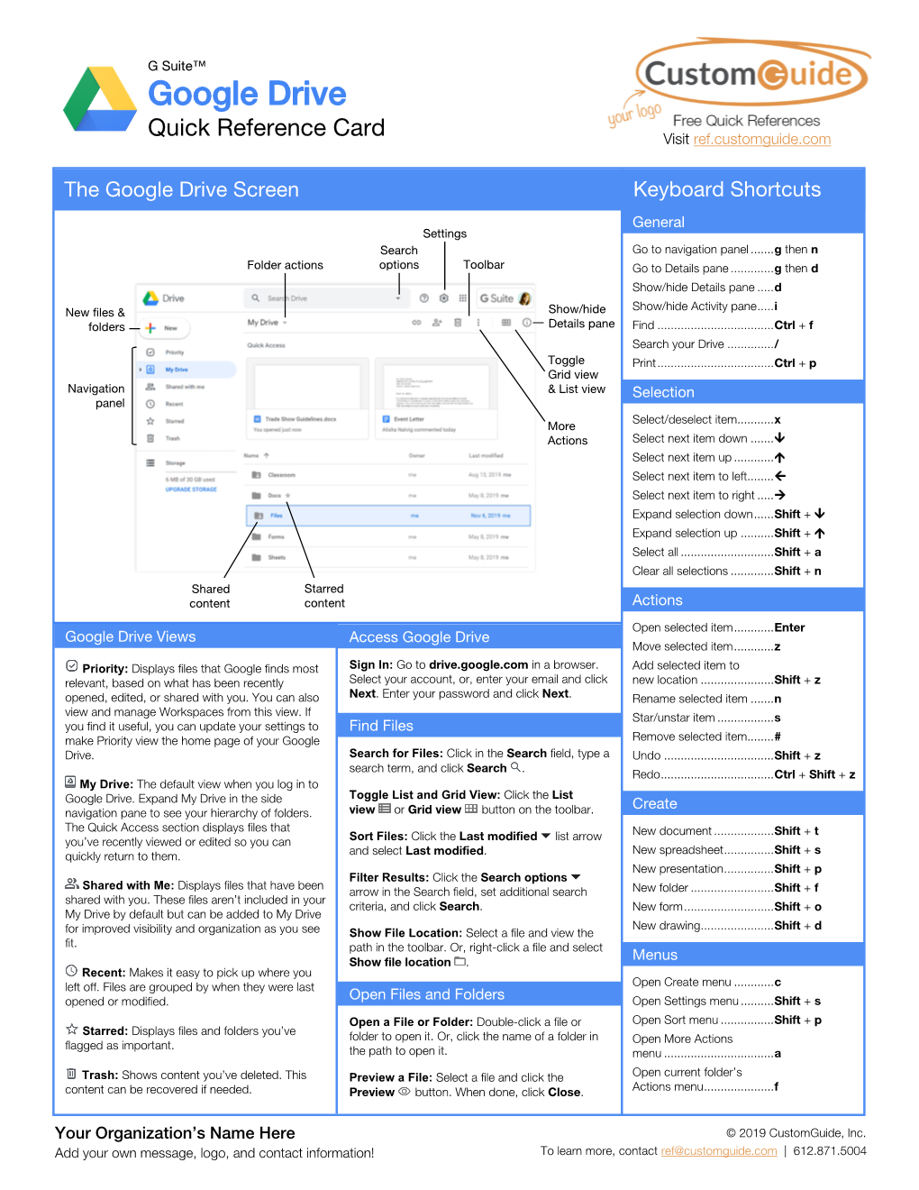 Google Drive Quick Reference Guide