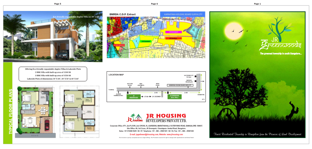 JR Greenwoods the Greenest Township in South Bangalore