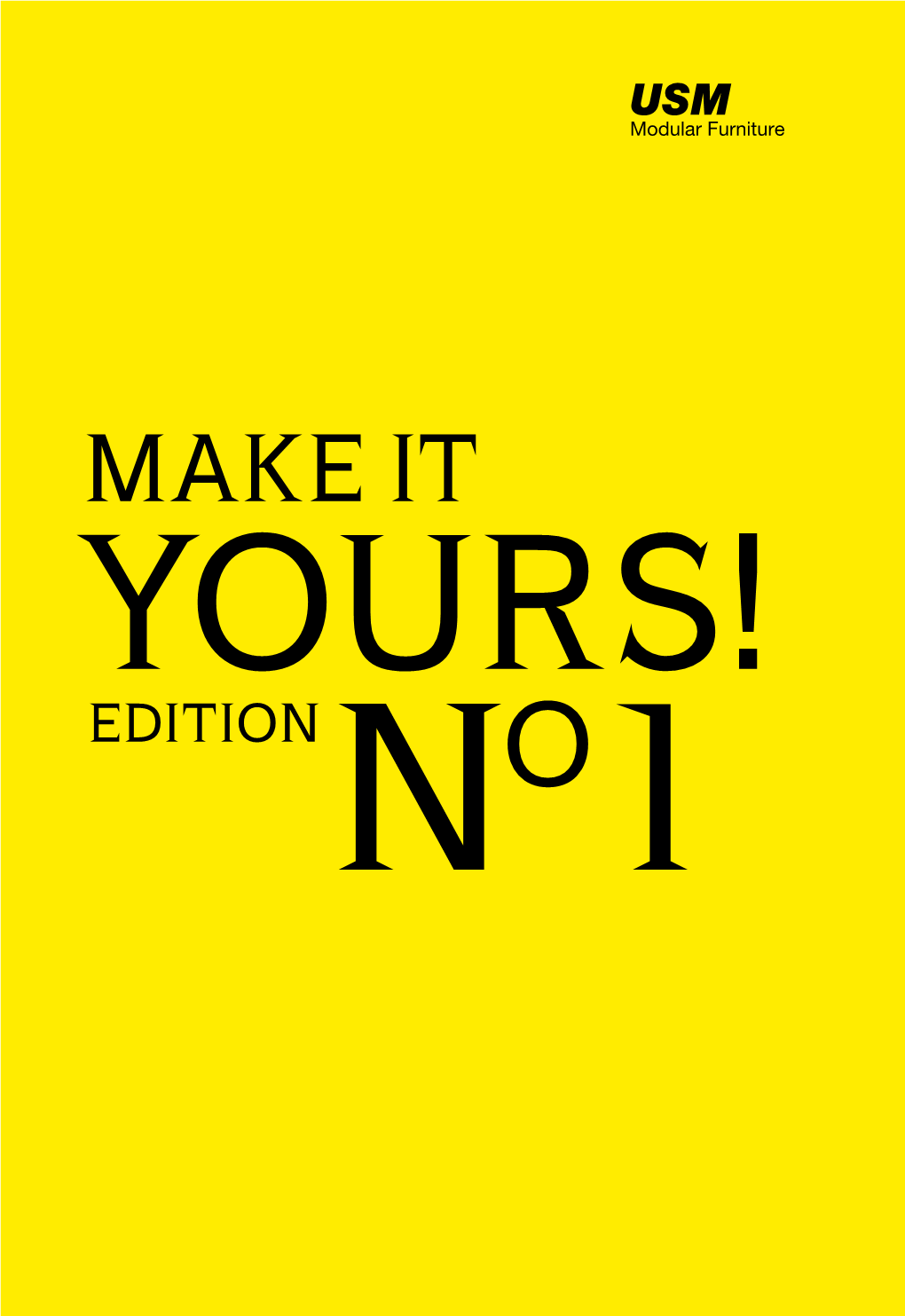 Make It YOURS! EDITION No 1