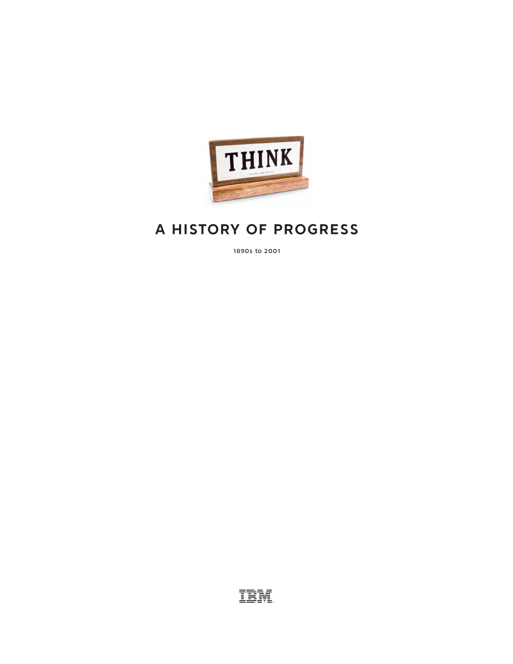 A History of Progress