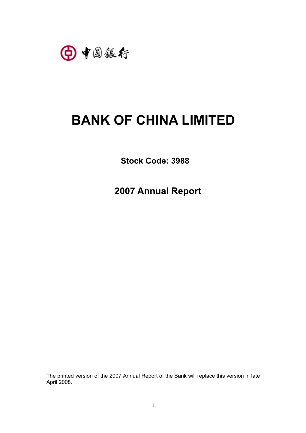 Bank of China Limited