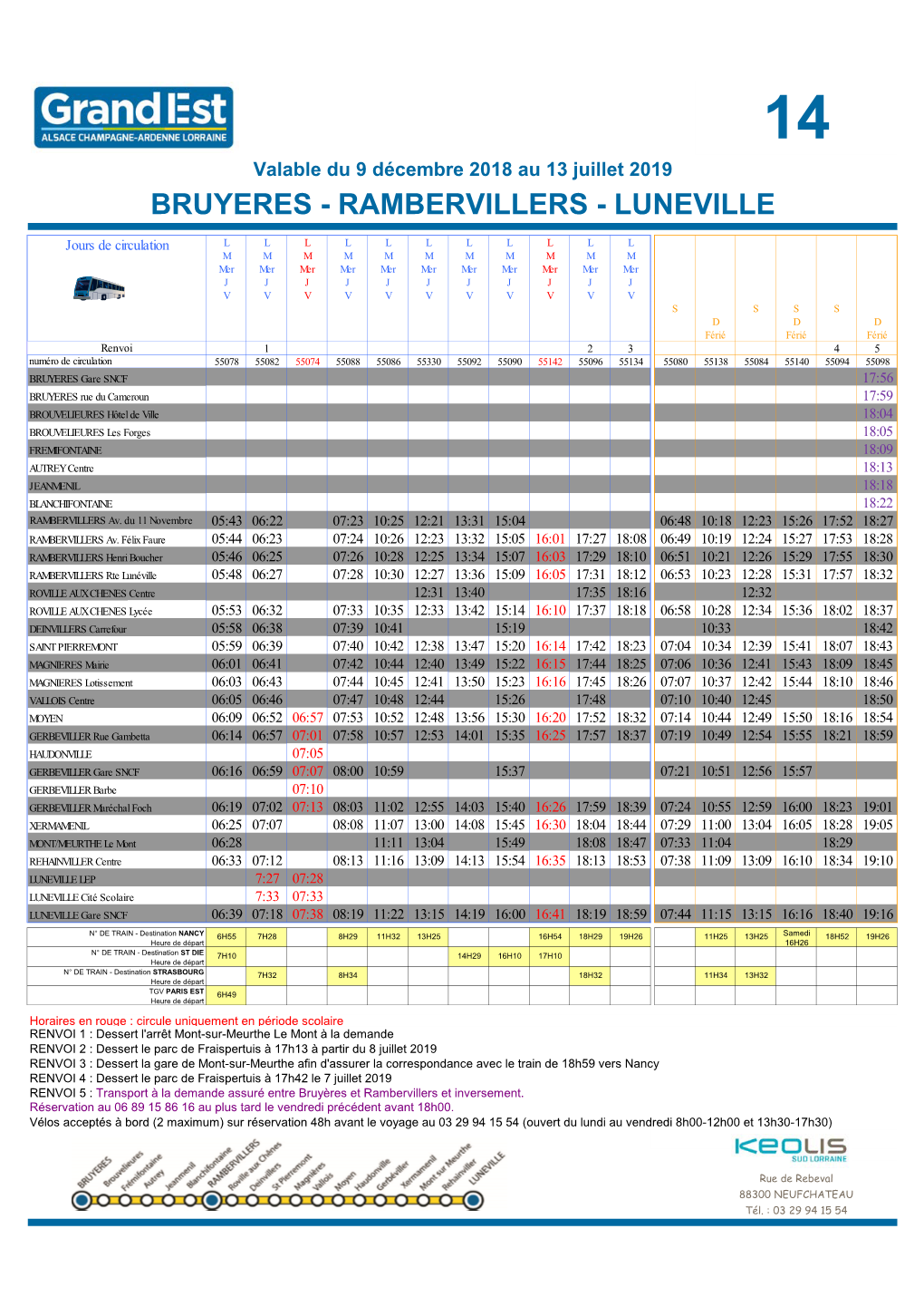 Rambervillers - Luneville