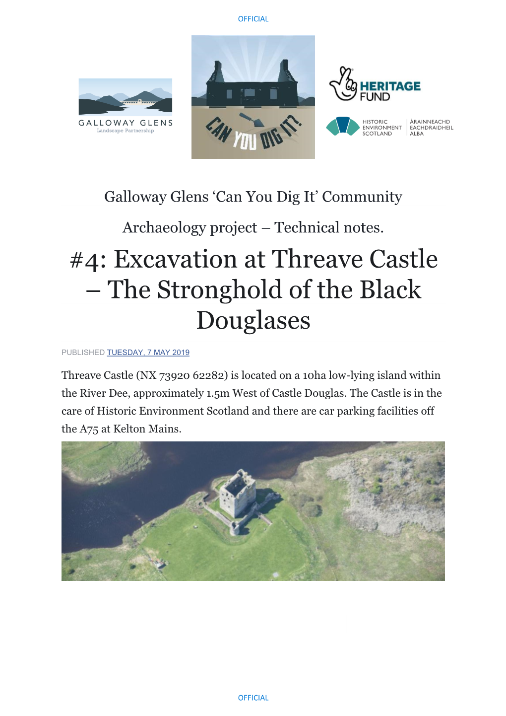 4: Excavation at Threave Castle – the Stronghold of the Black Douglases