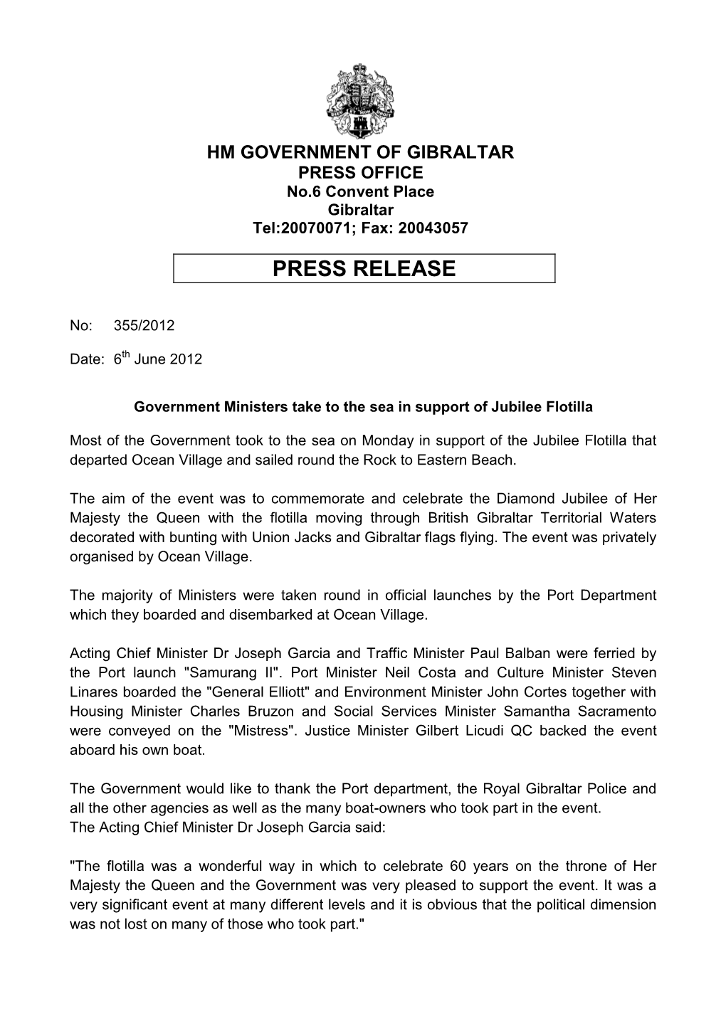 Press Release