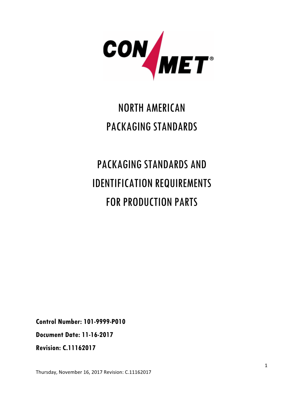 North American Packaging Standards Packaging