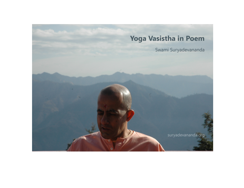 YOGA VASISTHA in POEM Swami Suryadevananda