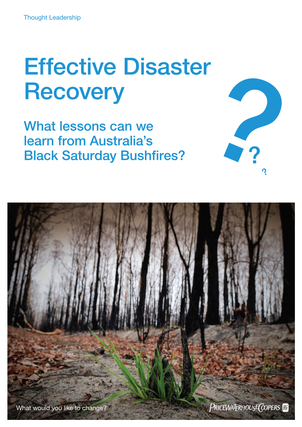 Effective Disaster Recovery