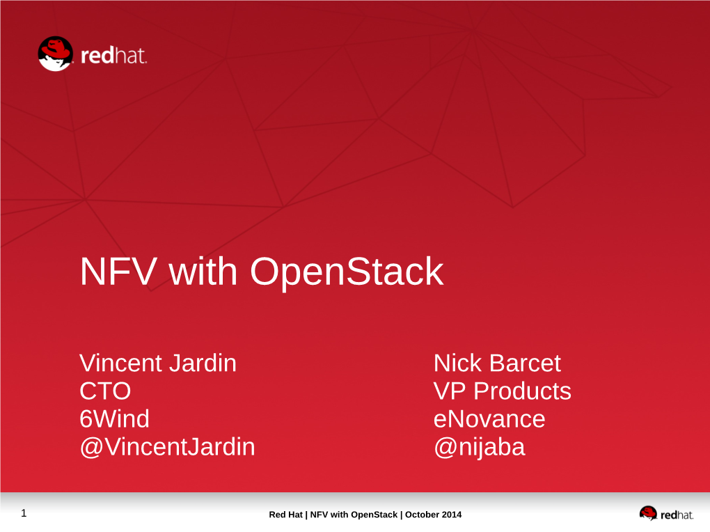 NFV with Openstack