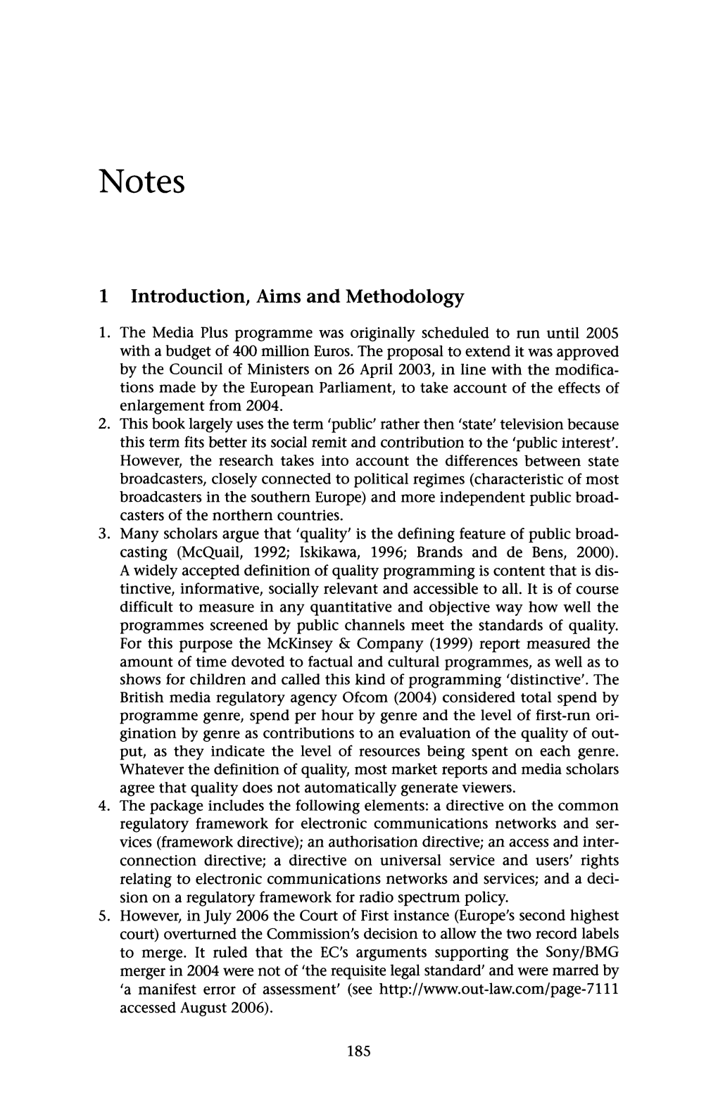 1 Introduction, Aims and Methodology