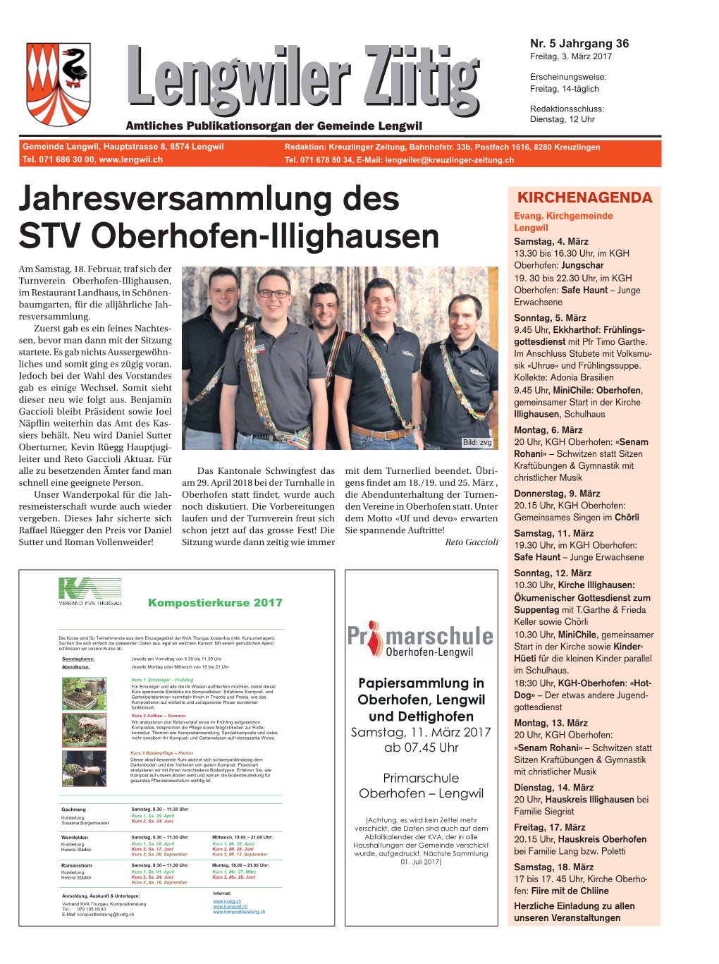 Jahresversammlung Des STV Oberhofen-Illighausen