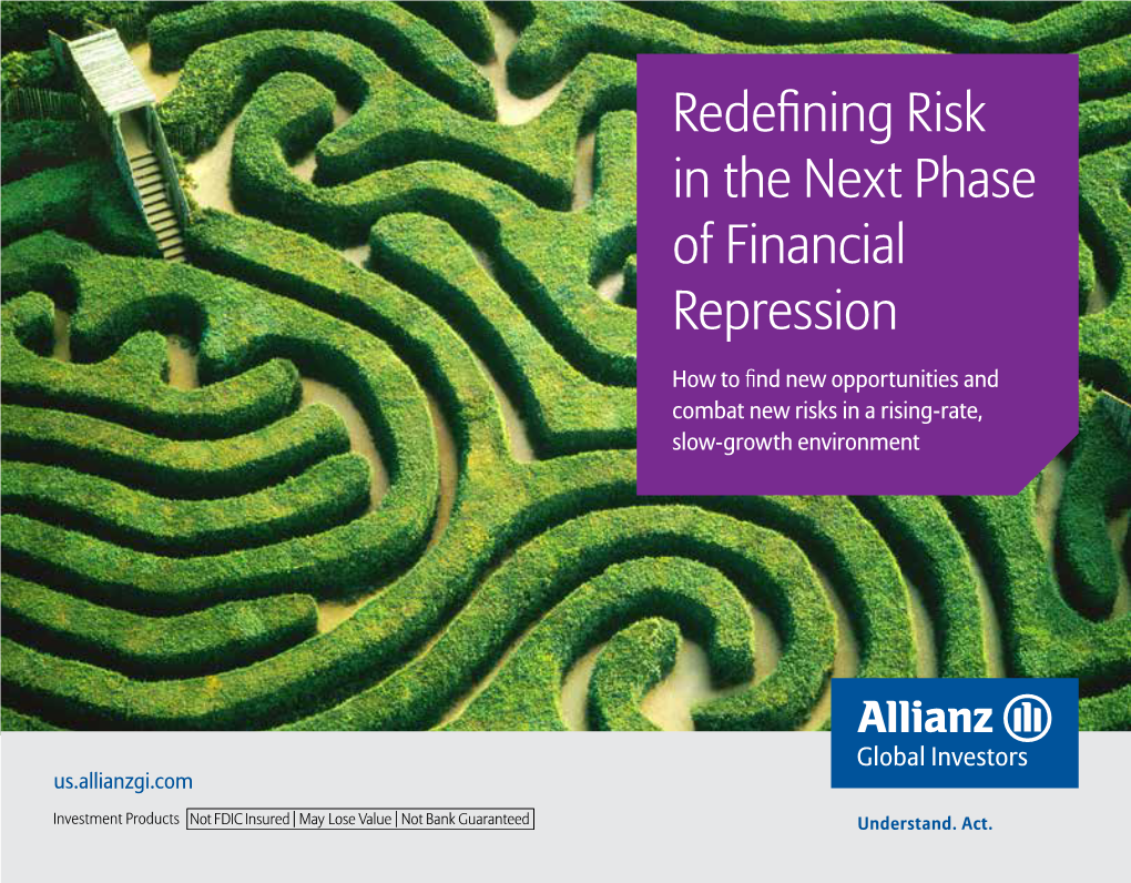 Redefining Risk in the Next Phase of Financial Repression