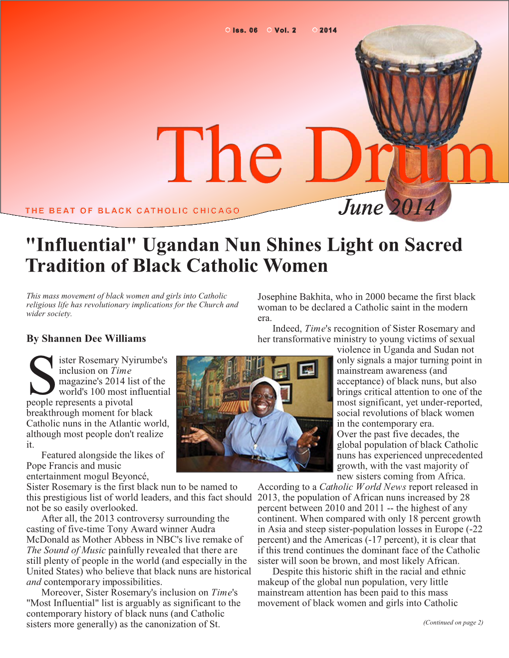 Ugandan Nun Shines Light on Sacred Tradition of Black Catholic Women