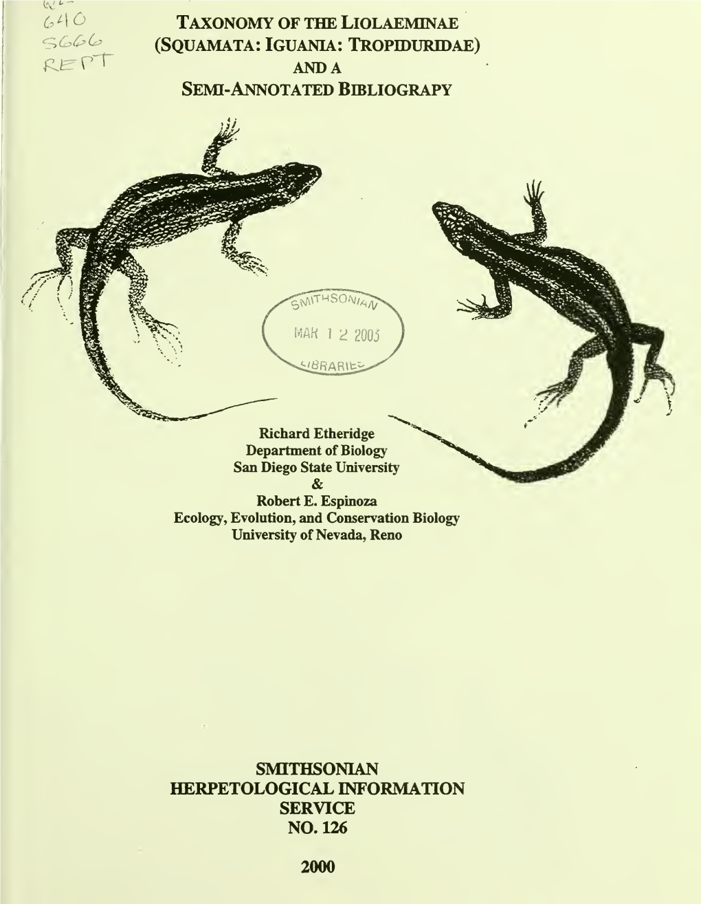 ANDA Herpetological Information