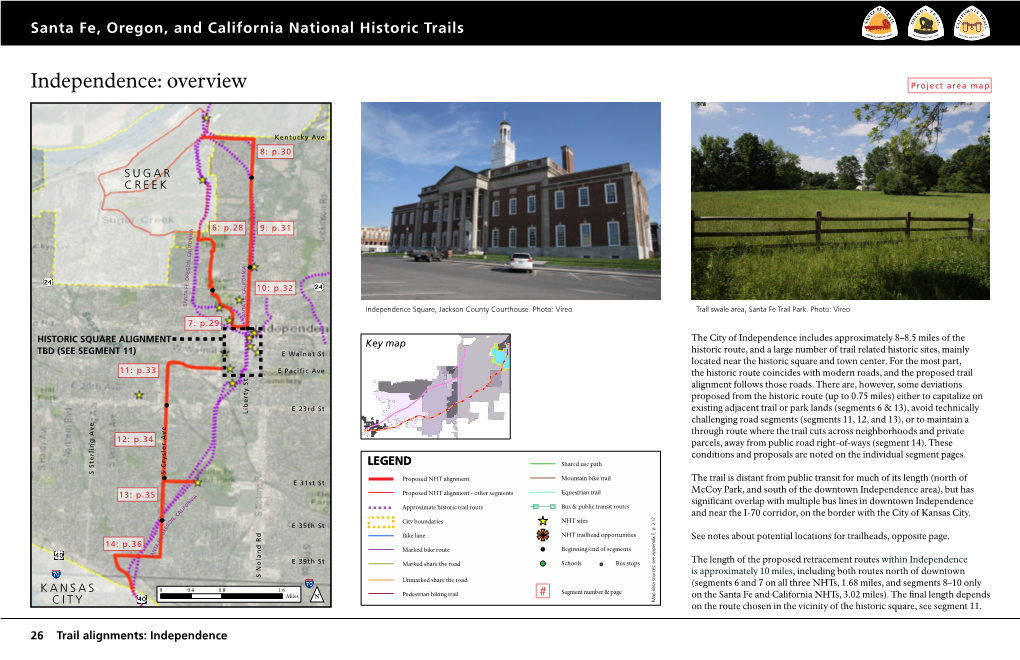 Independence: Overview Project Area Map