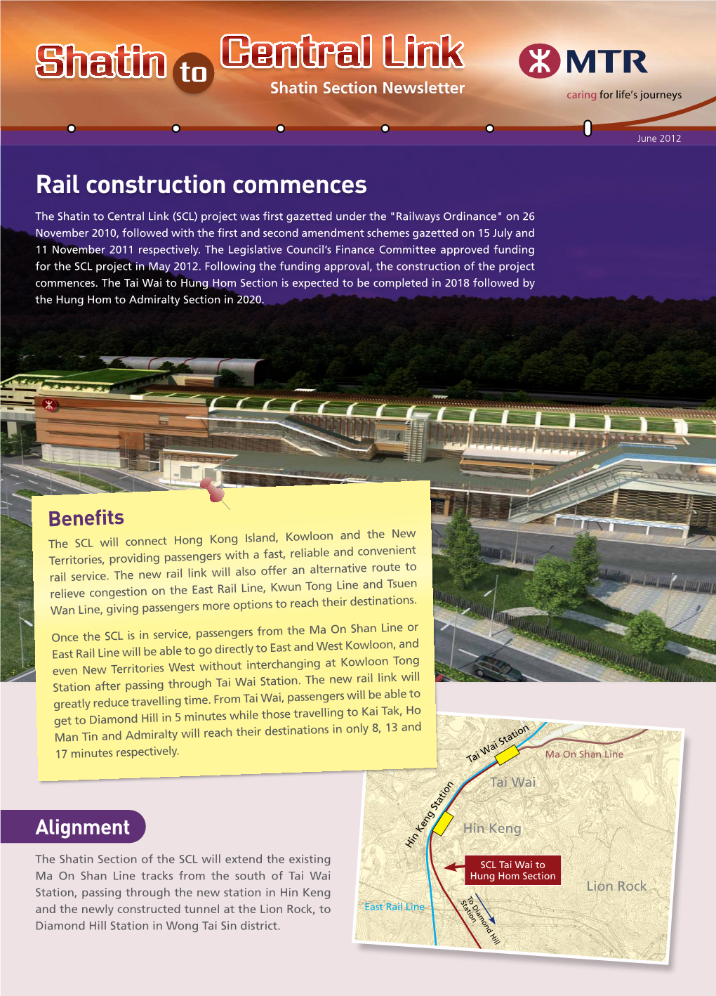 Rail Construction Commences