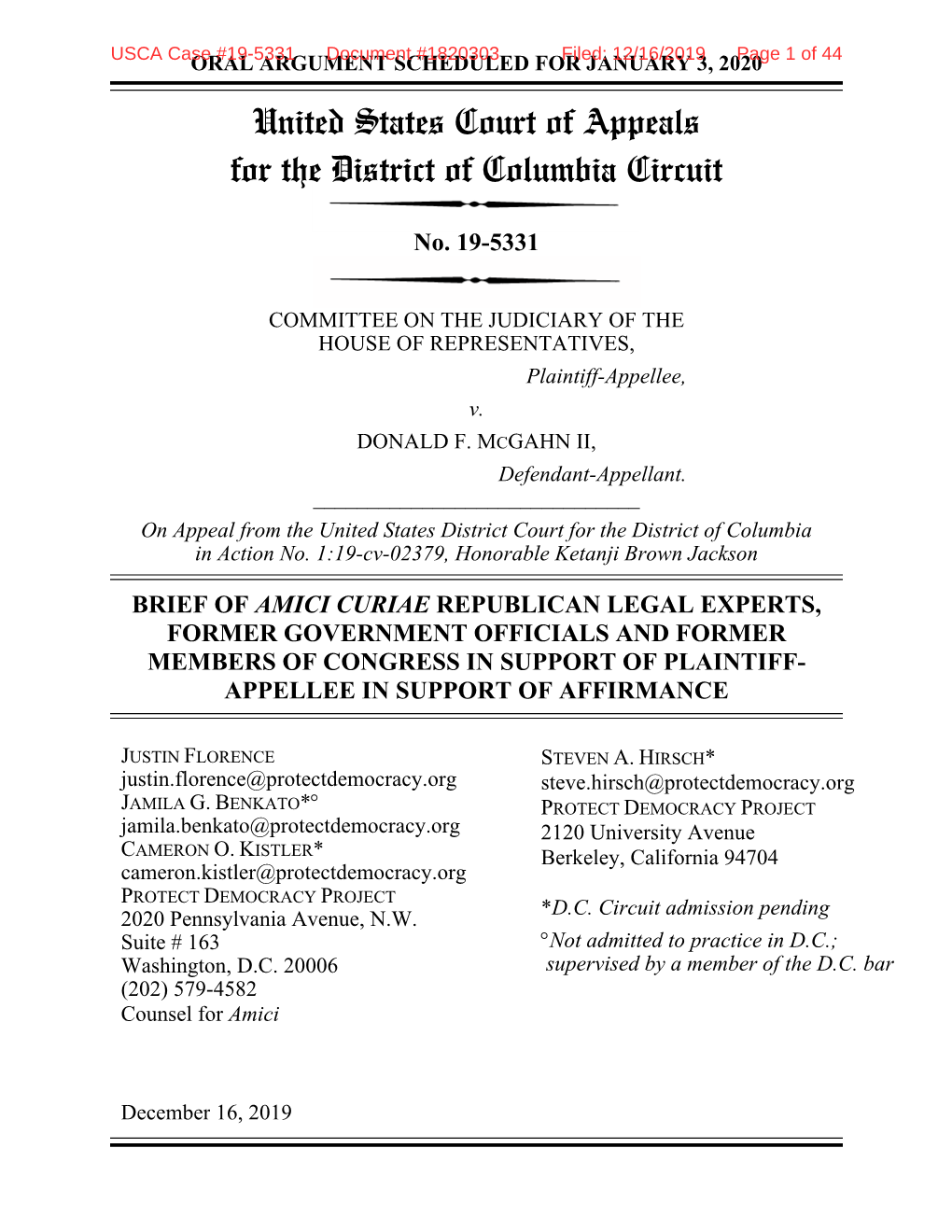 United States Court of Appeals for the District of Columbia Circuit