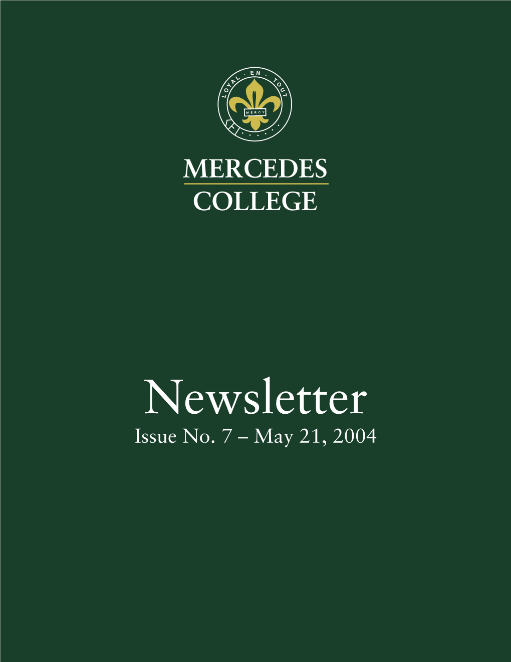 Newsletter Issue No