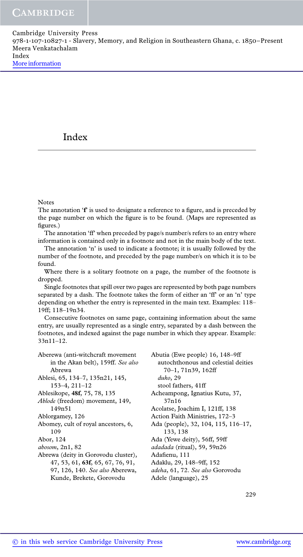 Notes the Annotation ‘F’ Is Used to Designate a Reference to a ﬁgure, and Is Preceded by the Page Number on Which the ﬁgure Is to Be Found