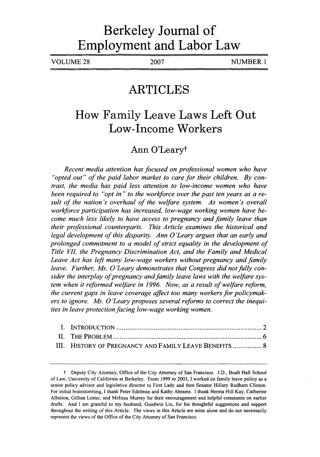 How Family Leaves Laws Left out Low-Income Workers