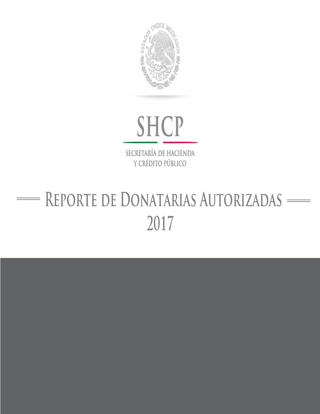 Reporte De Donatarias Autorizadas 2017