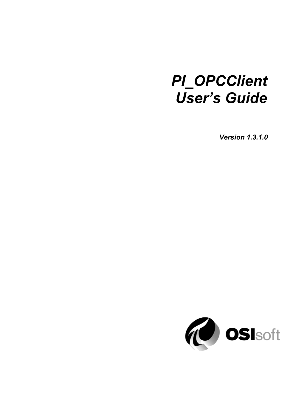 PI Opcclient User's Guide