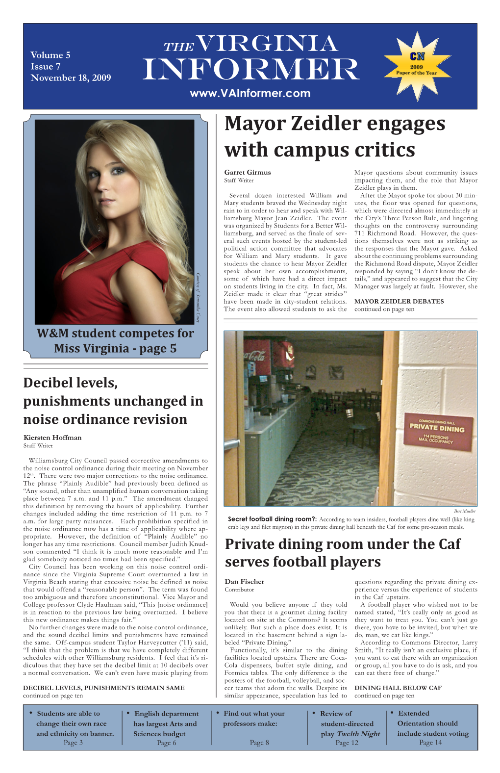 VA Informer November 18, 2009 Issue.Pdf