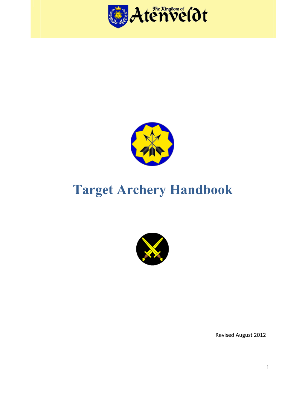 Target Archery Handbook