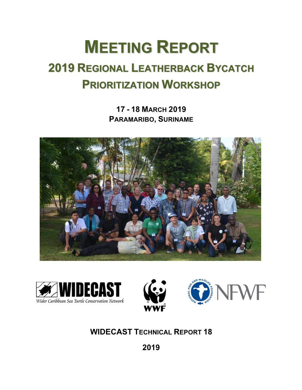 WWF-Guianas (2019) Meeting Report, 2019 Leatherback Bycatch