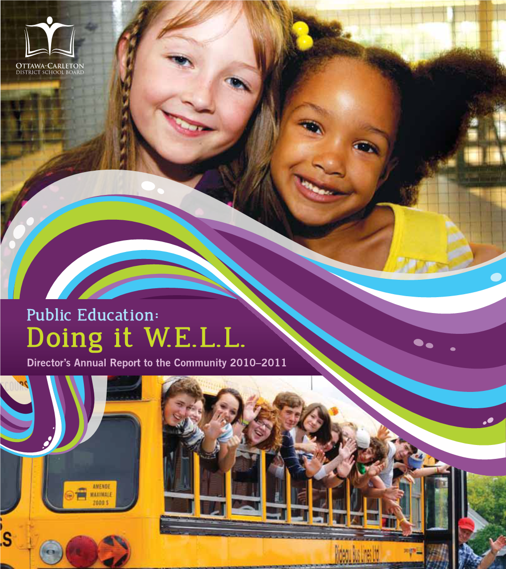 Director's Annual Report to the Community 2010-2011