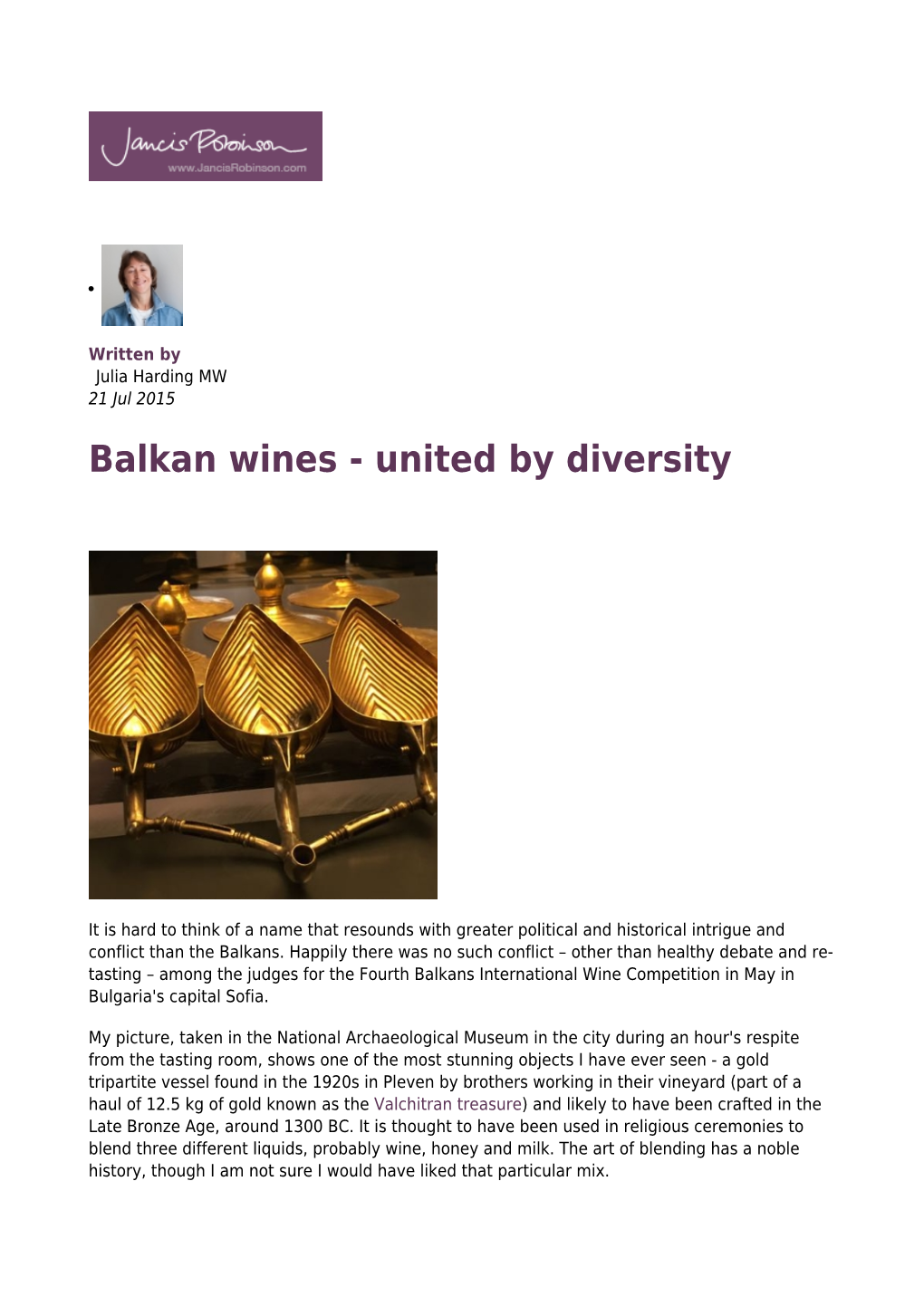 Balkan Wines - United by Diversity